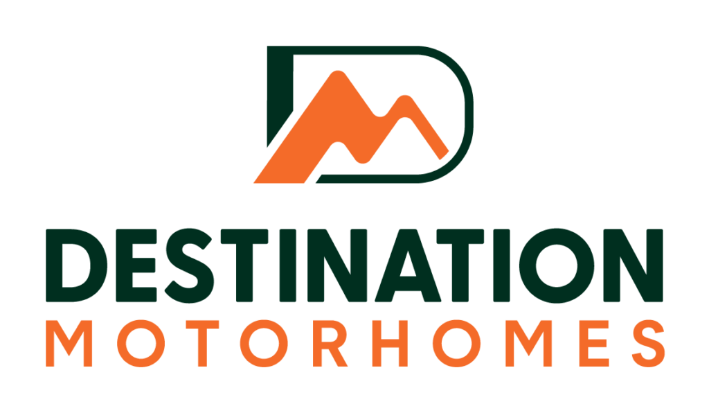 Destination Motorhomes Logo DMH Green Orange Rgb