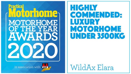Practical Motorhome Wildax Elara 2020 Award