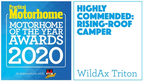 Practical Motorhome Wildax Triton 2020 Award